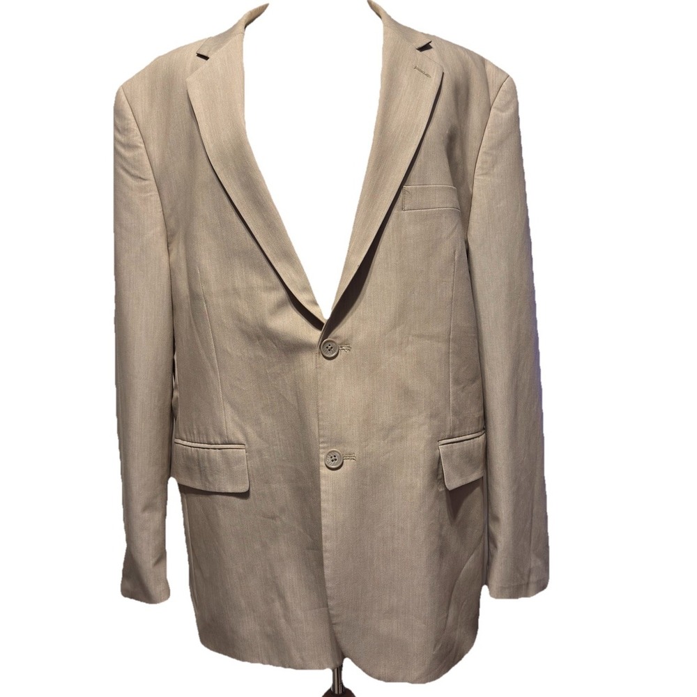 Nautica 46‎ R two Button Closure Four Button Sleeves Double Vented Shoulder Pads